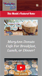 Mobile Screenshot of maryanndonuts.com